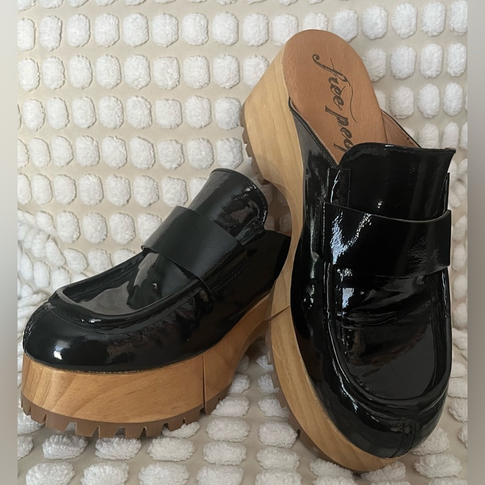Free People Corbin Loafer Clogs NWOT